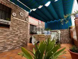 Terraza de Casa adosada en venta en Vegas del Genil con Aire acondicionado, Calefacción y Jardín privado