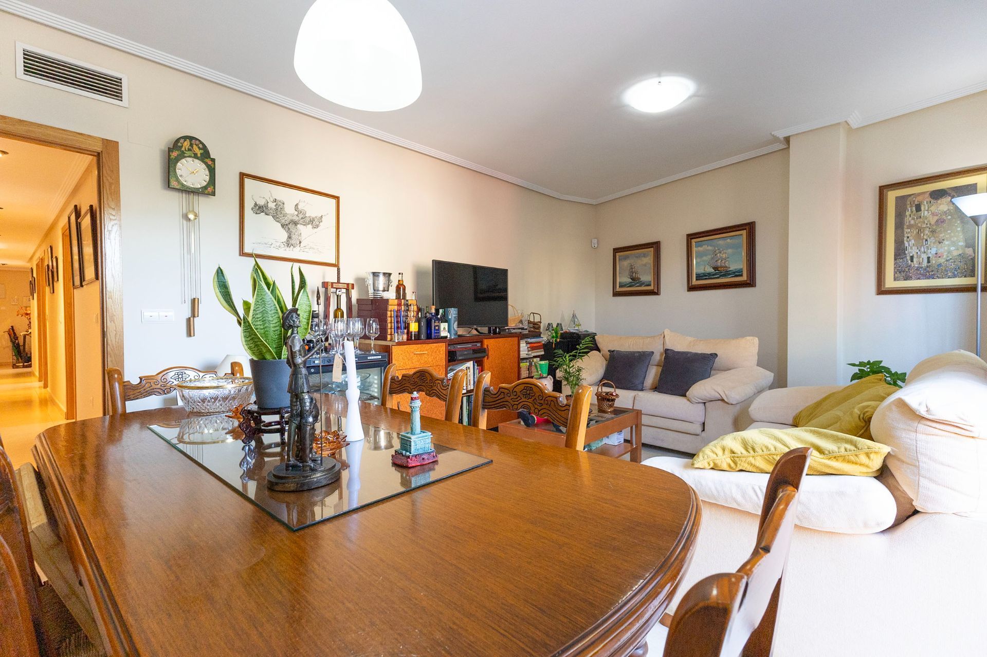 Living room of Flat for sale in Pedreguer  with Air Conditioner, Heating and Private garden