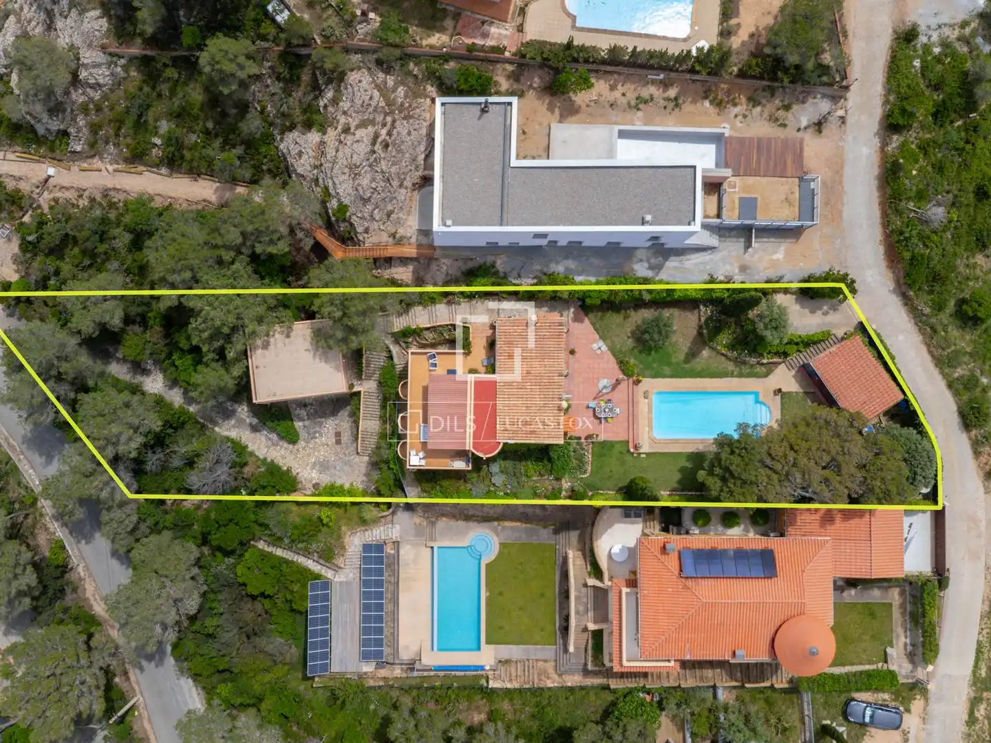 Vista exterior de Casa o xalet en venda en Begur amb Calefacció, Jardí privat i Piscina
