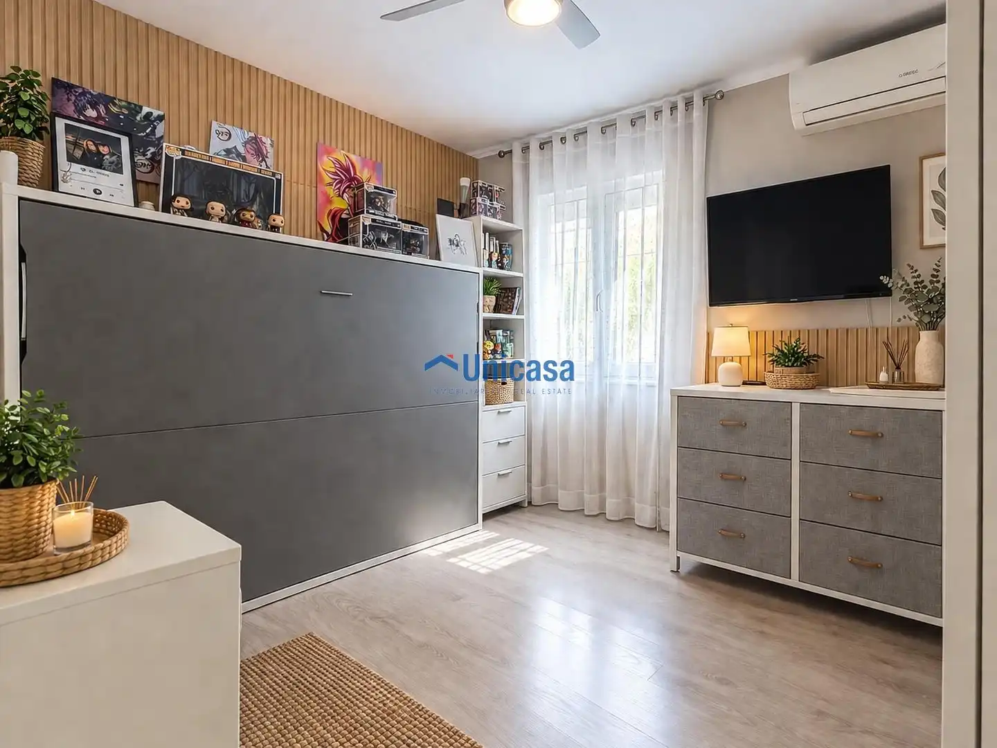 Bedroom of Detached homes for sale in Málaga  with Air Conditioner, Heating and Storage room