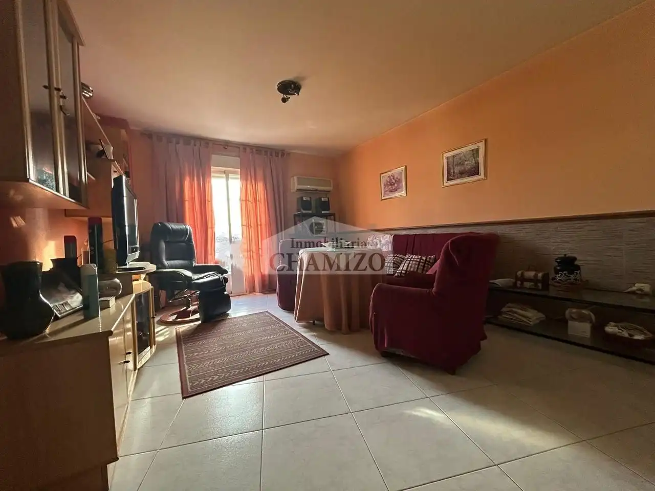 Living room of Flat for sale in Villanueva de la Serena  with Air Conditioner and Balcony