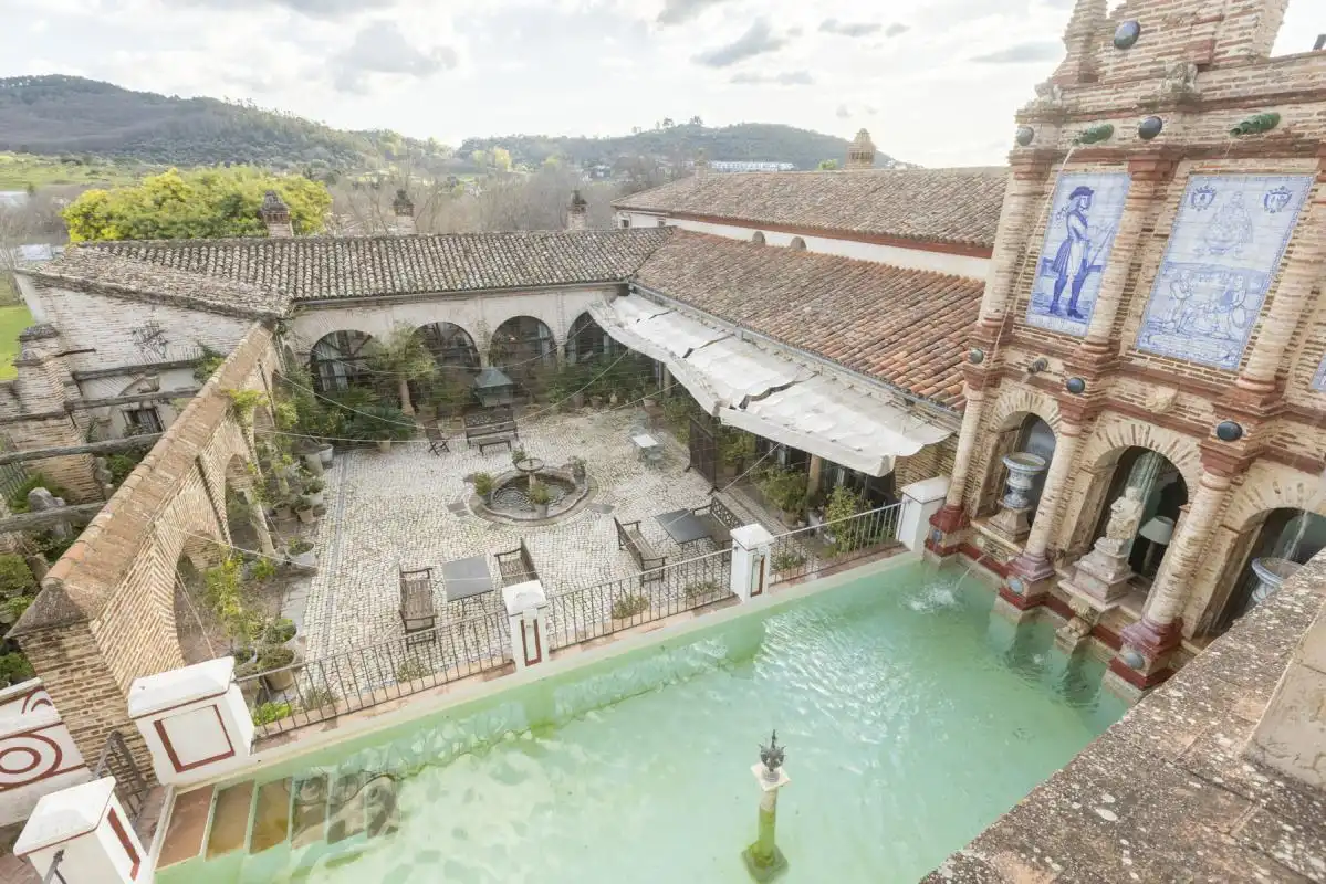 Piscina de Casa o chalet en venta en Cazalla de la Sierra con Aire acondicionado, Calefacción y Jardín privado