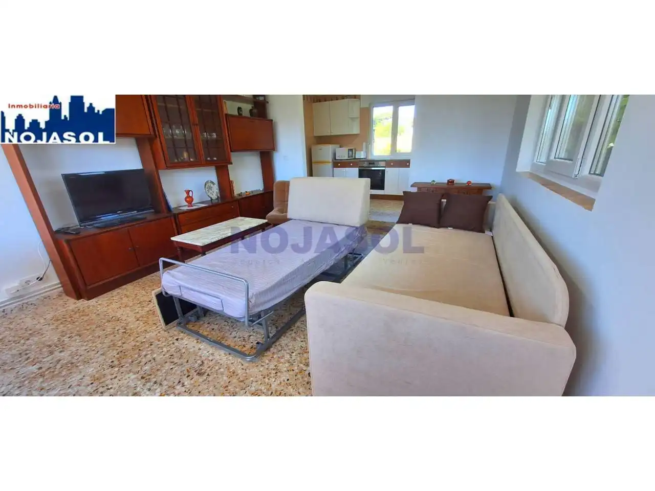 Sala de estar de Casa o chalet de alquiler en Noja con Calefacción, Jardín privado y Amueblado