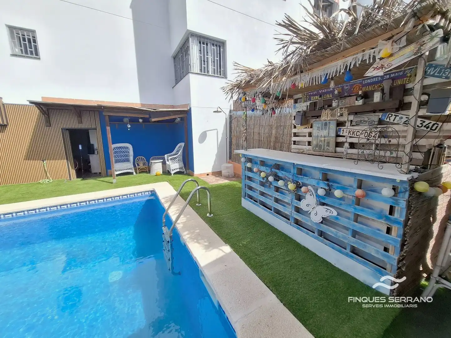Piscina de Casa adosada en venda en Calafell amb Aire condicionat, Calefacció i Piscina