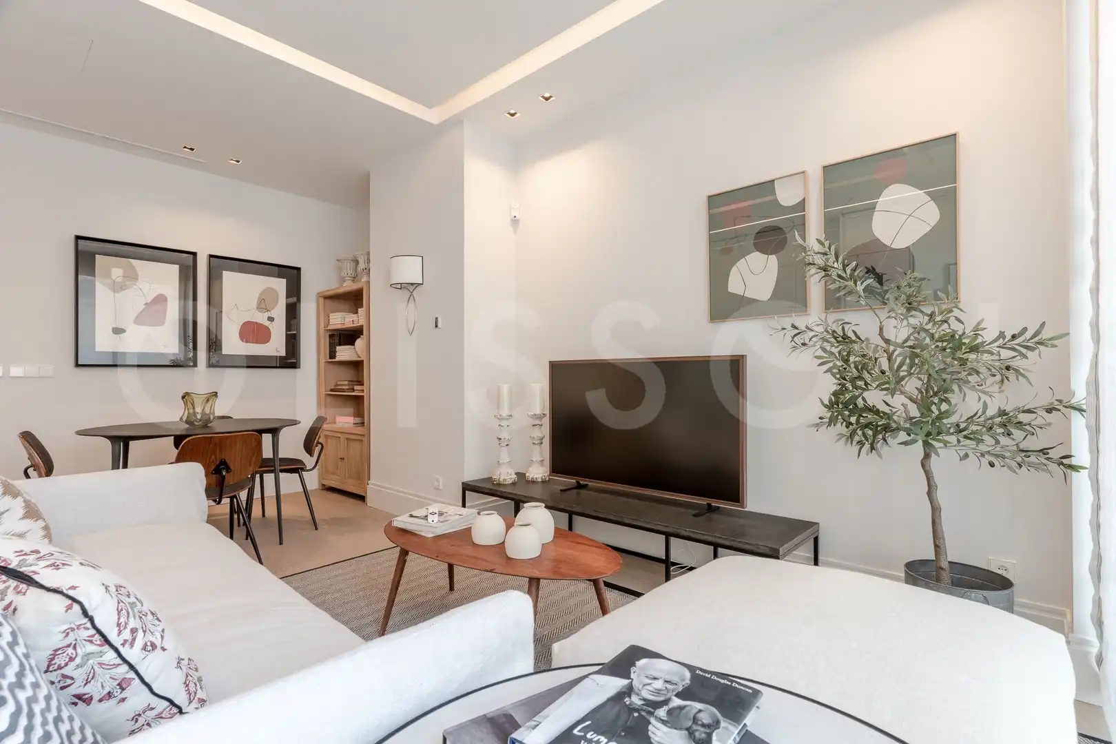 Sala de estar de Piso en venta en Madrid con Aire acondicionado, Amueblado y Domótica