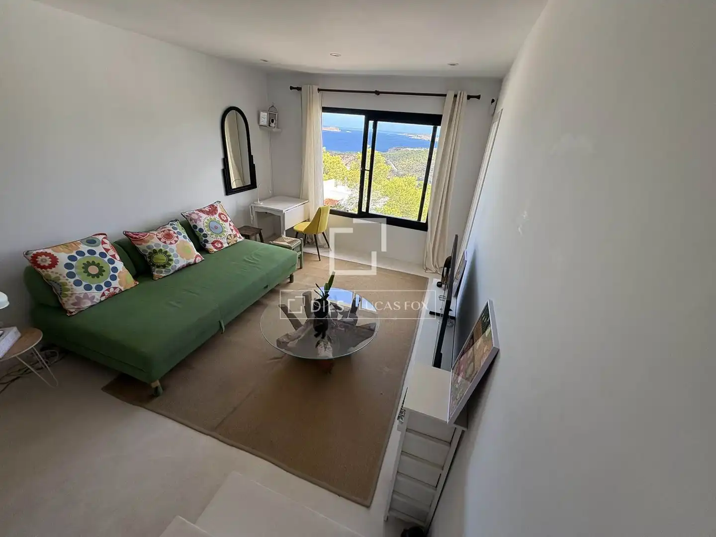 Wohnzimmer von Wohnung zur Miete in Cala Vedella - Cala Tarida  