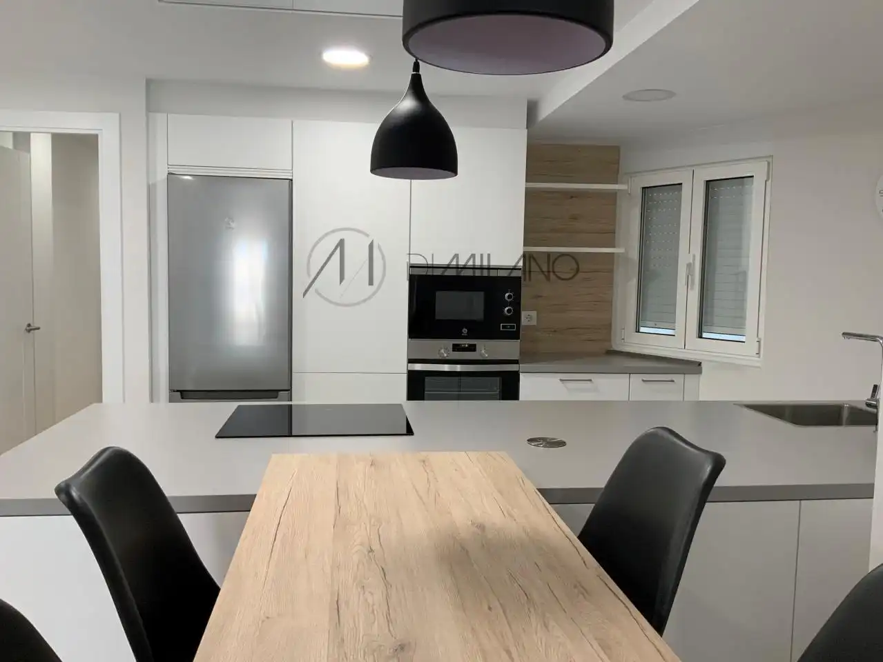 Cocina de Piso de alquiler en Vigo  con Calefacción, Parquet y Trastero
