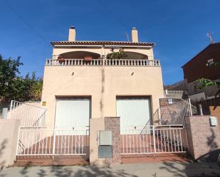 Exterior view of Single-family semi-detached for sale in La Pobla de Montornès    with Terrace