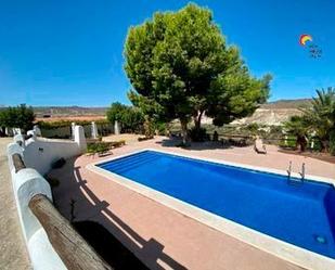 Swimming pool of Country house for sale in Turre  with Swimming Pool