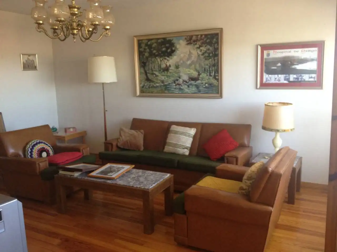 Sala d'estar de Pis en venda en Hospital de Órbigo amb Calefacció, Parquet i Terrassa