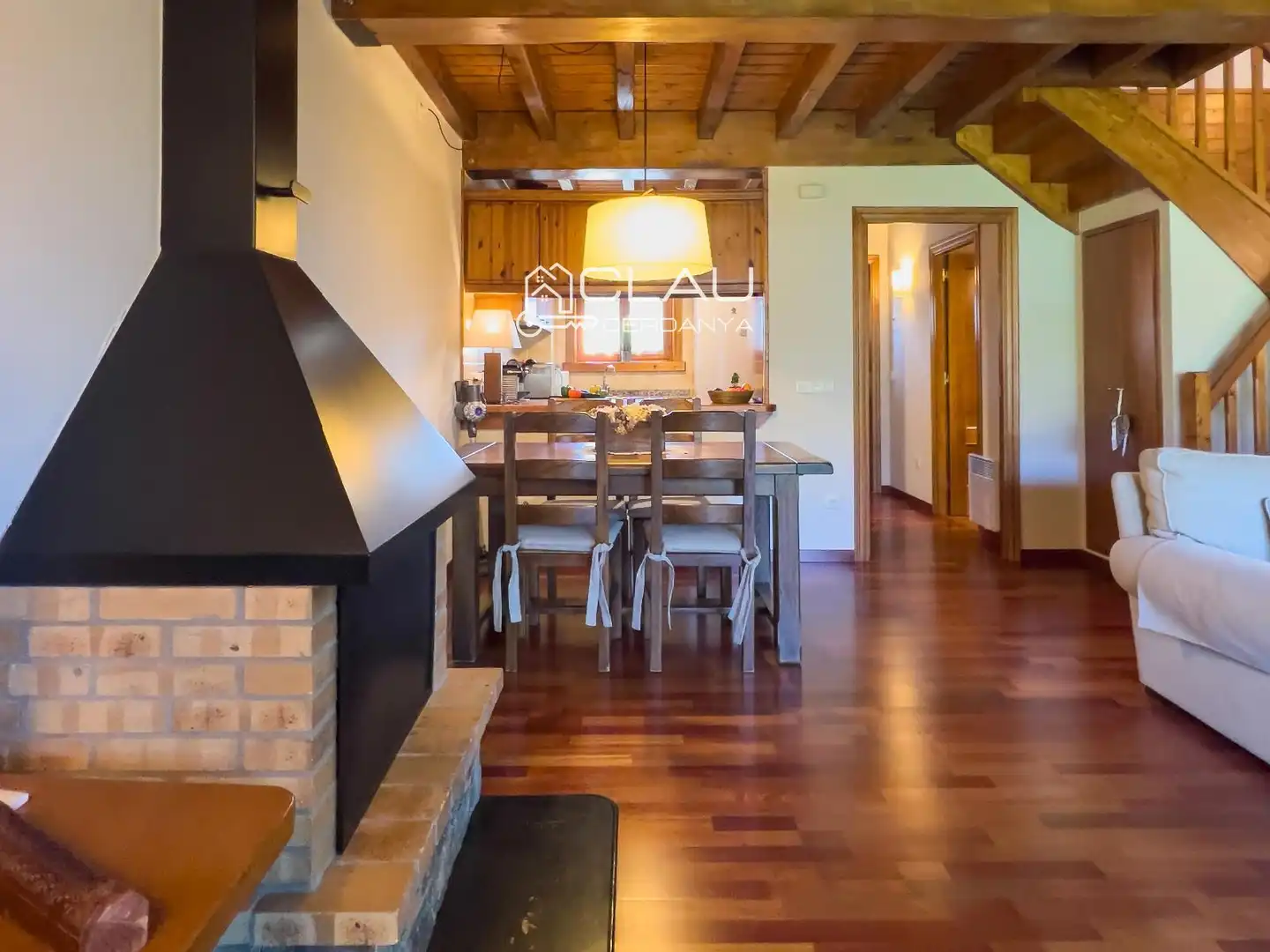 Küche von Einfamilien-Reihenhaus zur Miete in Palau - de - Cerdagne mit Heizung, Privatgarten und Parkett