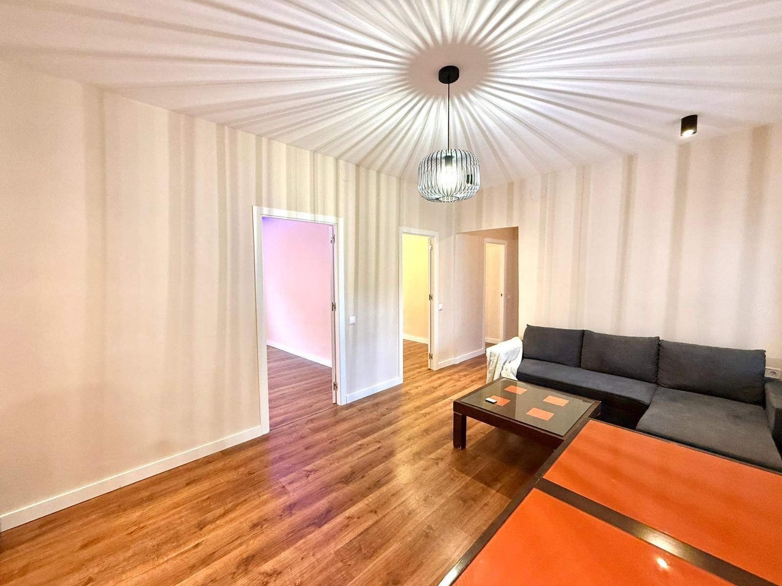 Living room of Flat for sale in Carcaixent  with Private garden, Parquet flooring and Terrace