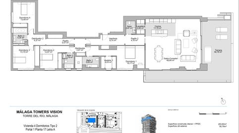 Photo 2 from new construction home in Flat for sale in Pacífico, 154, Martín Carpena - Torre del Río, Málaga