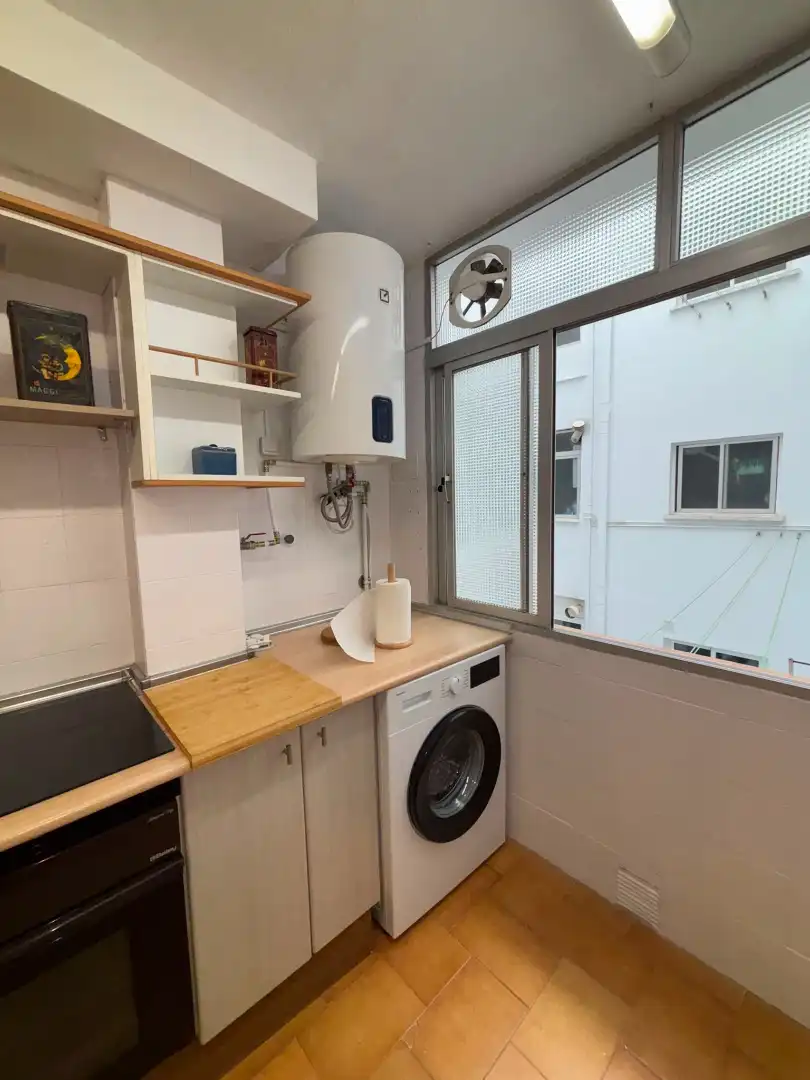 Kitchen of Flat for rent in Málaga  with Terrace, Furnished and Washing machine