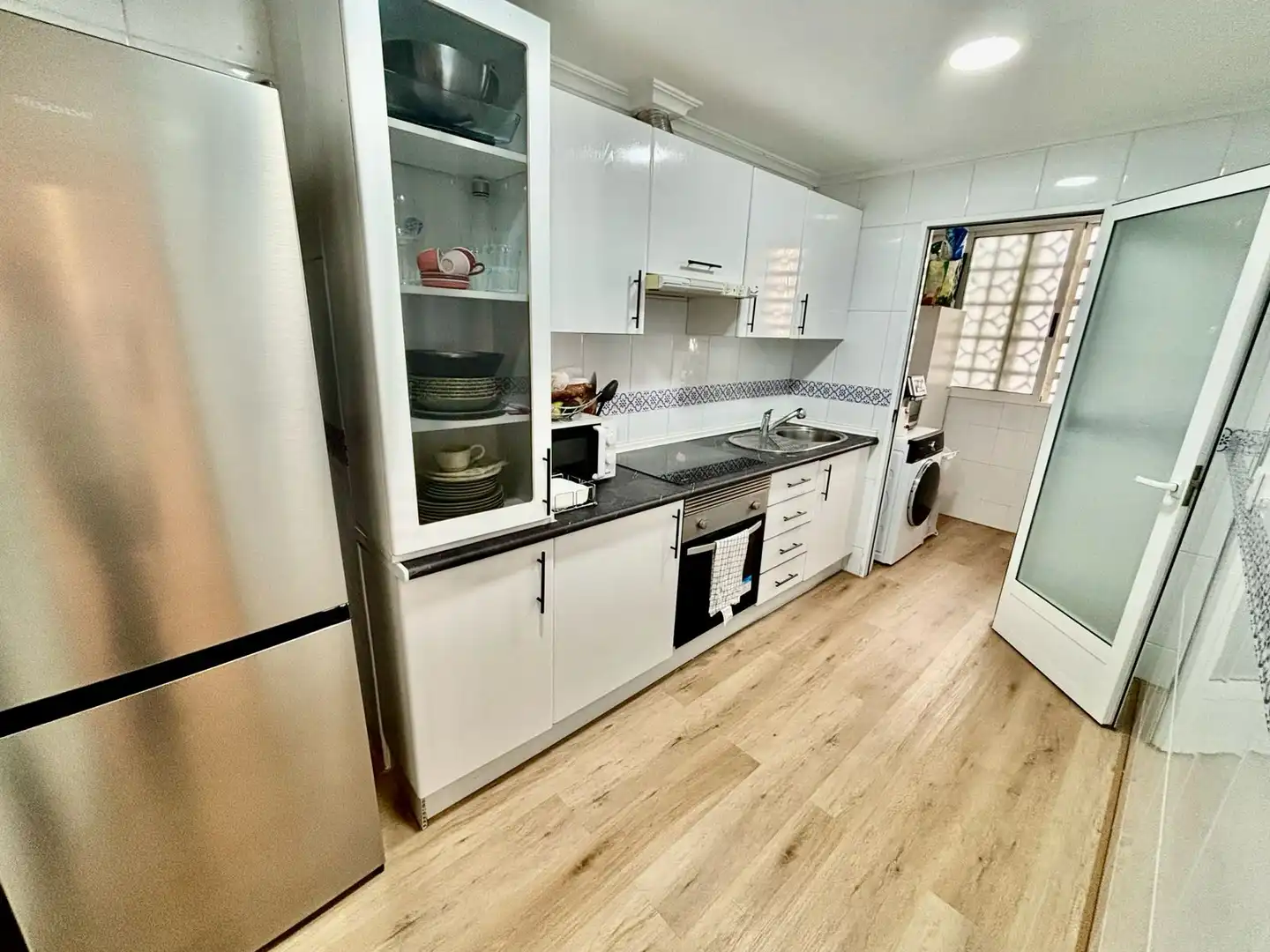 Cocina de Piso en venta en Alicante / Alacant con Aire acondicionado y Balcón