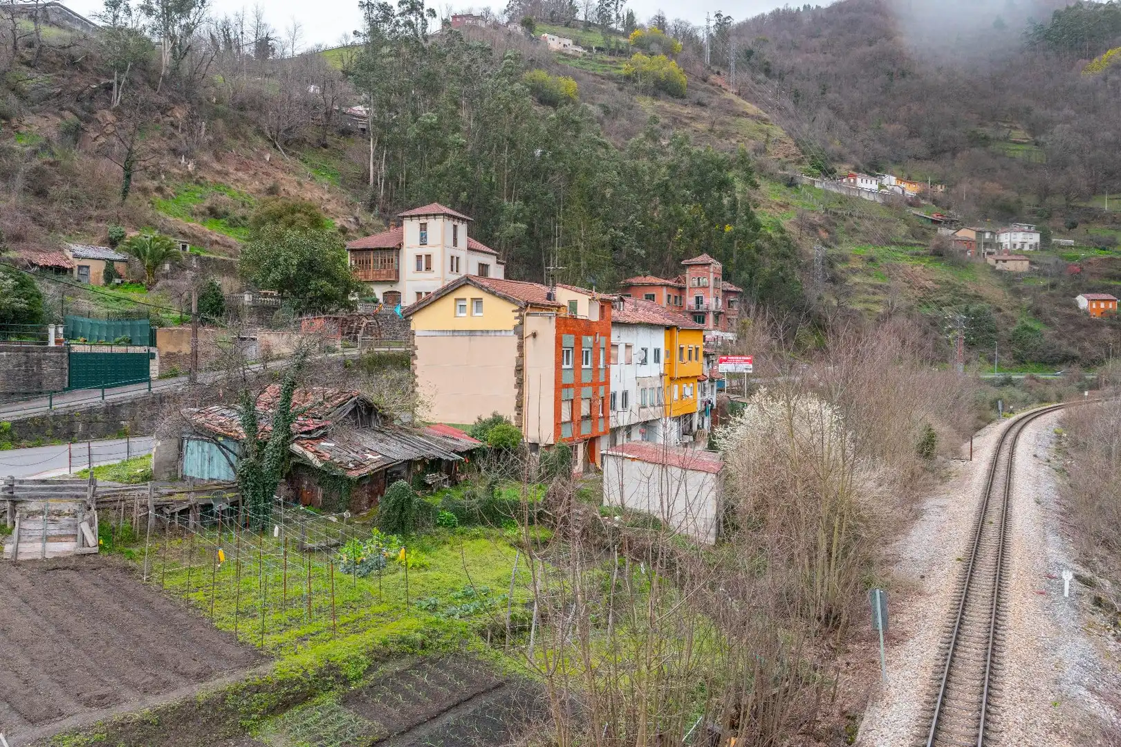 Vista exterior de Planta baixa en venda en Aller