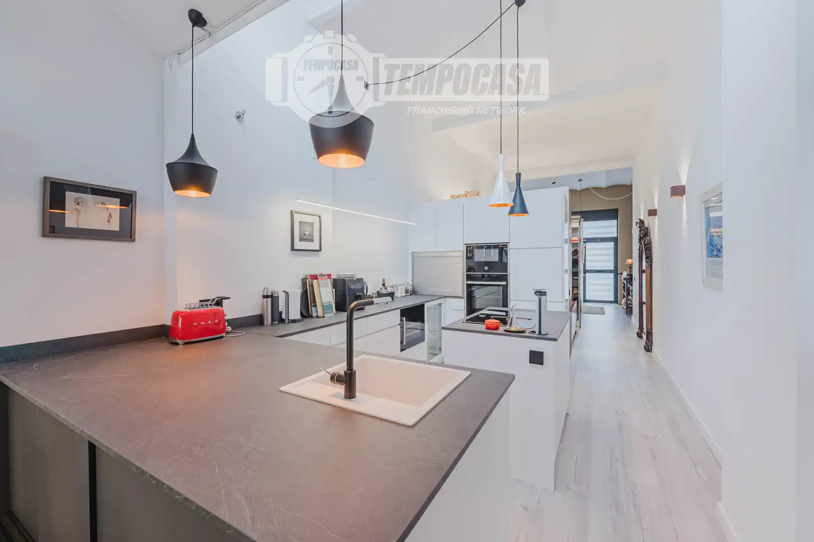Kitchen of Flat for sale in Barcelona  with Air Conditioner, Heating and Balcony