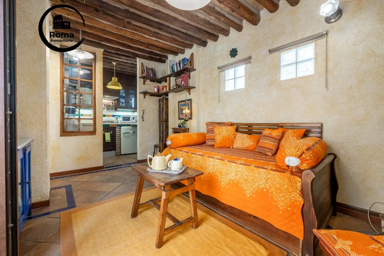 Sala de estar de Casa o chalet en venta en Granada con Terraza y Balcón