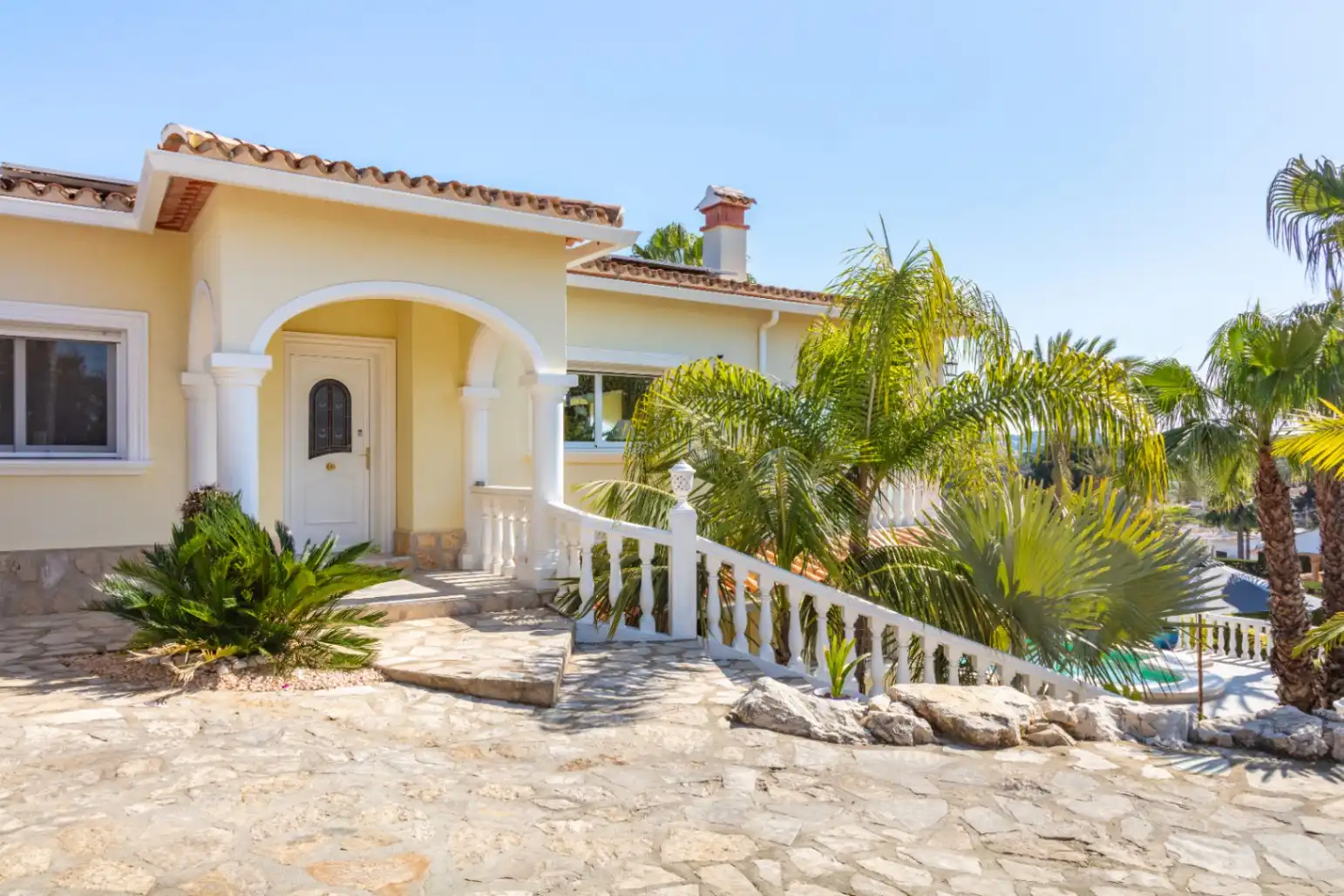 Exterior view of Houses for sale in Jávea / Xàbia  with Air Conditioner, Heating and Private garden