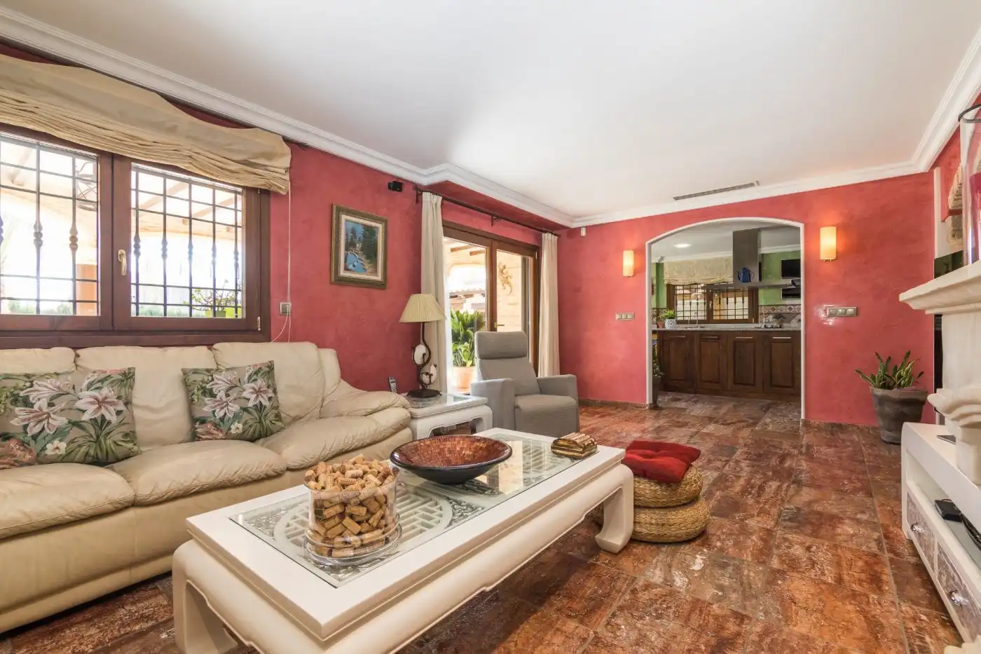 Living room of Houses for sale in Elche / Elx  with Air Conditioner, Private garden and Terrace