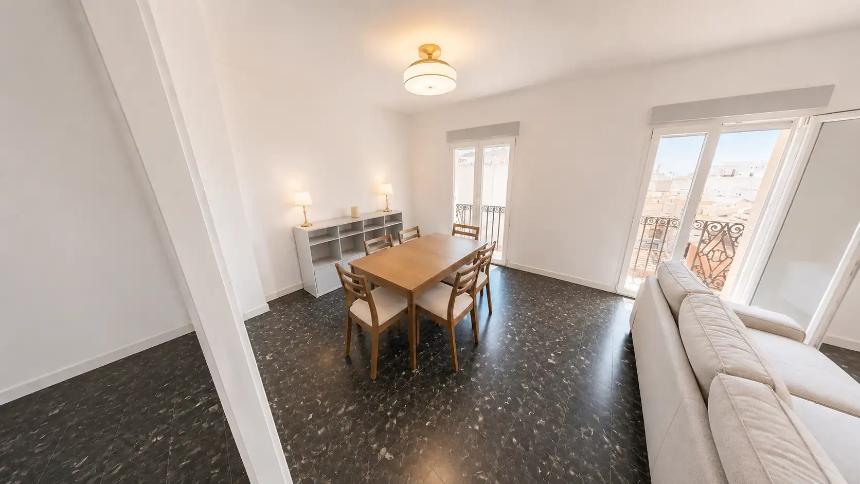 Dining room of Flat for rent in Alicante / Alacant  with Furnished, Washing machine and TV