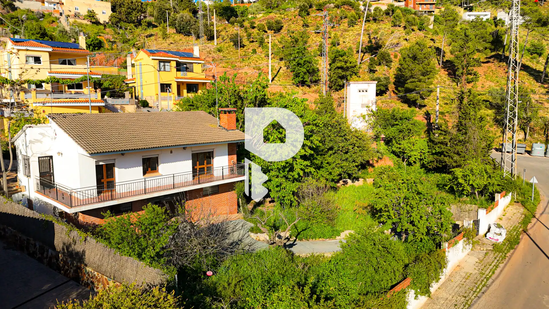 Exterior view of Houses for sale in Vallirana  with Air Conditioner, Heating and Private garden