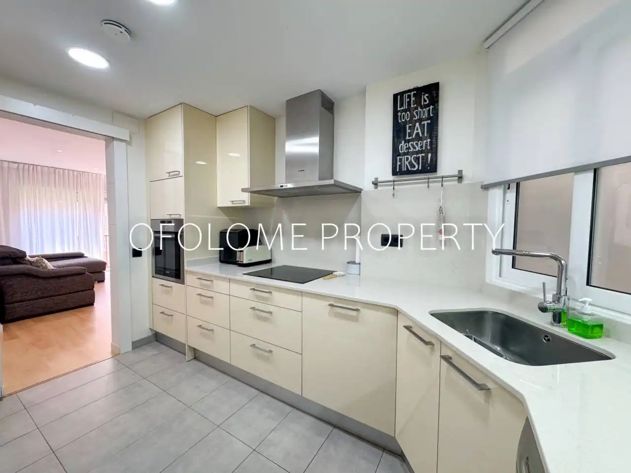 Kitchen of Flat for sale in Sabadell  with Parquet flooring and Balcony