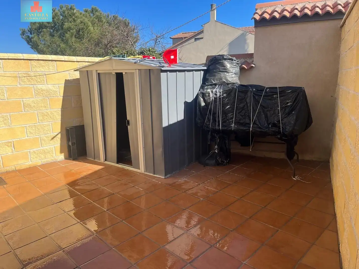 Vista exterior de Casa adosada en venta en Berrocalejo de Aragona con Calefacción, Terraza y Trastero