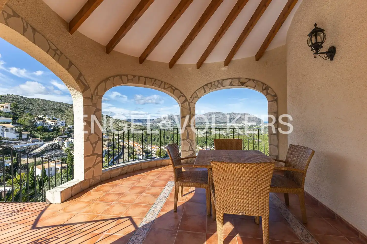 Terrassa de Casa o xalet en venda en Pedreguer amb Aire condicionat, Calefacció i Jardí privat