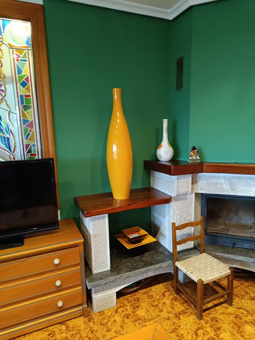 Sala d'estar de Casa o xalet en venda en Aguilar de Campoo amb Calefacció i Terrassa