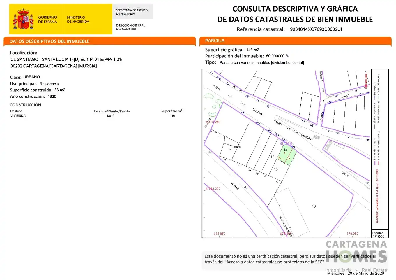 Edifici en venda en Cartagena