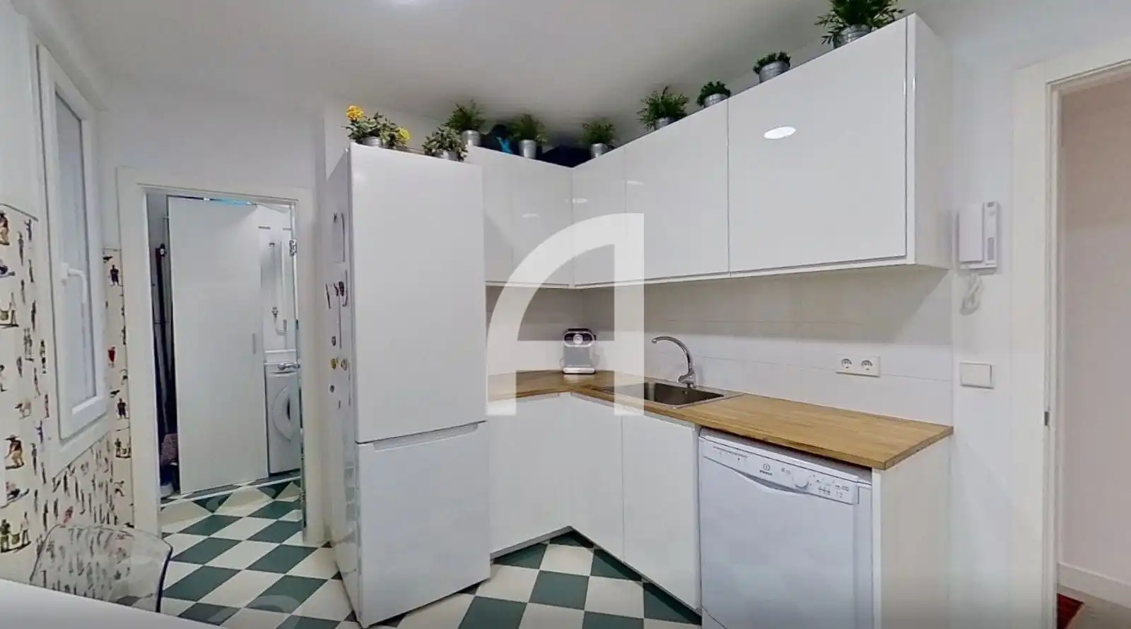 Kitchen of Flat for sale in Vigo   with Heating and Furnished