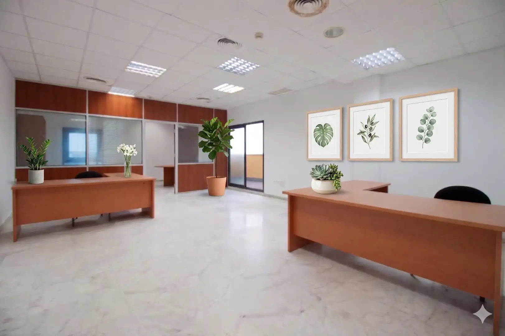 Büro zur Miete in Mairena del Aljarafe mit Klimaanlage und Terrasse