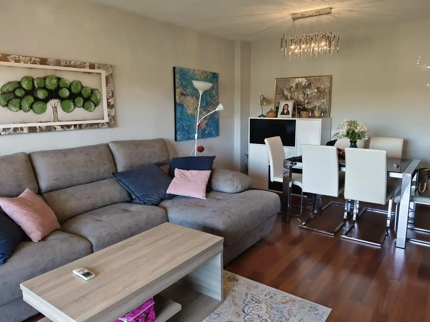 Sala de estar de Ático en venta en Molina de Segura con Aire acondicionado, Calefacción y Parquet