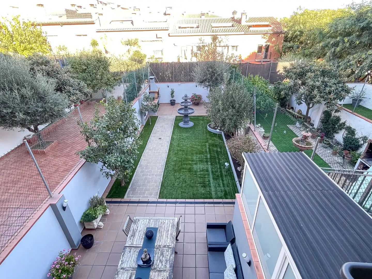Jardín de Casa adosada en venta en Mataró con Aire acondicionado, Calefacción y Jardín privado
