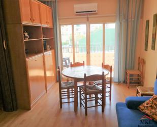 Menjador de Apartament de lloguer en La Pobla de Farnals amb Aire condicionat, Terrassa i Balcó