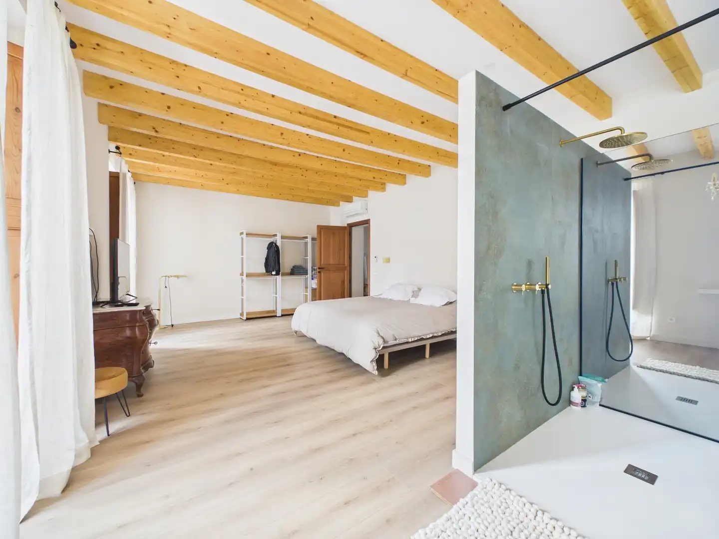 Bedroom of Houses for rent in Felanitx  with Air Conditioner, Heating and Terrace