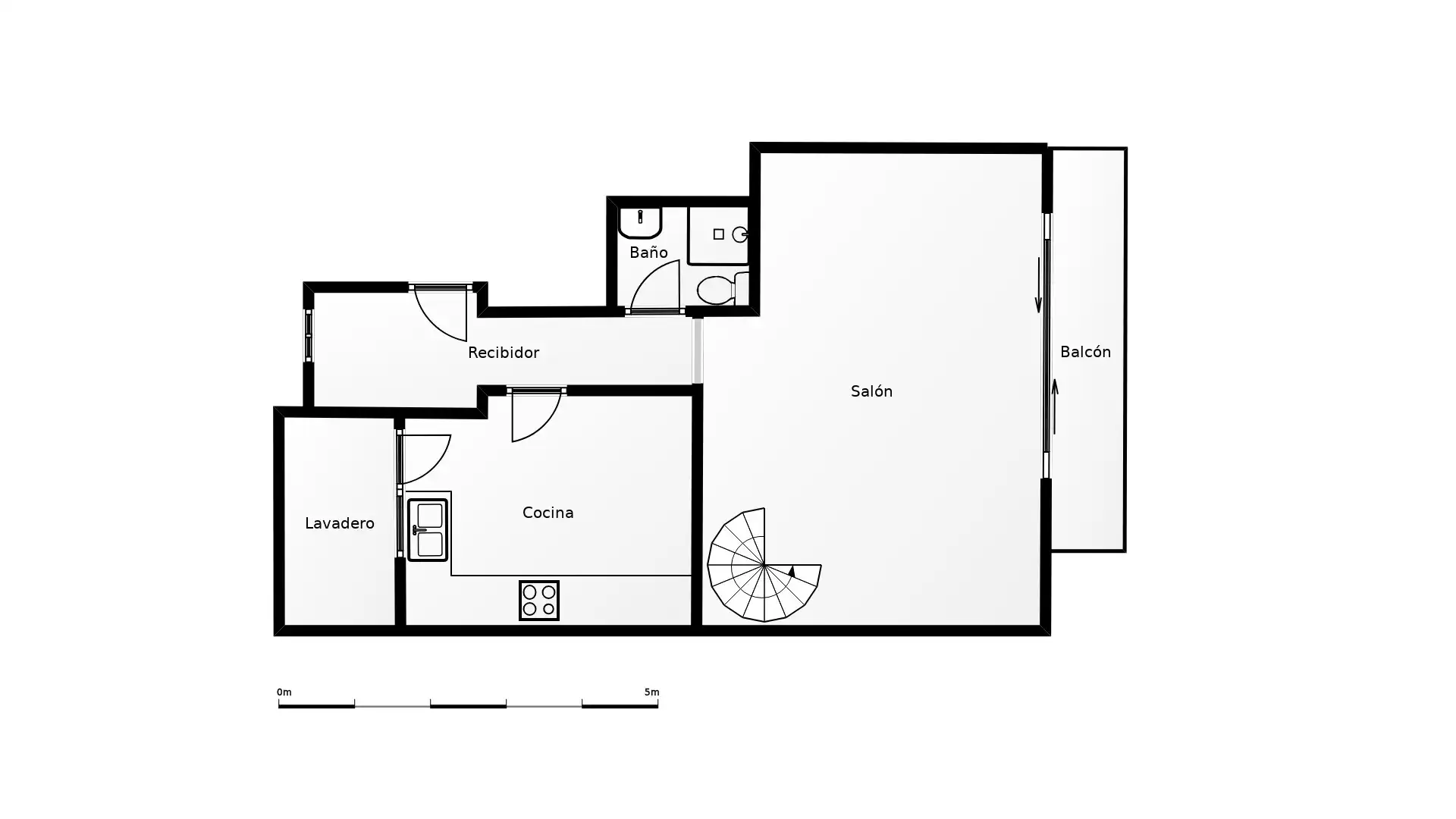 Maisonette zum Verkauf in L'Hospitalet de Llobregat mit Balkon
