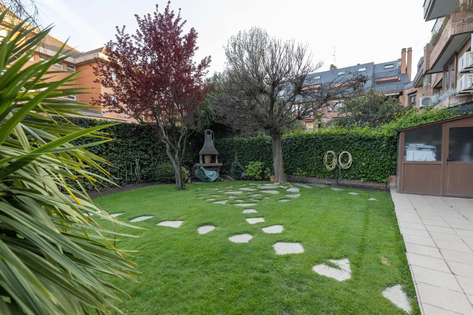 Garten von Wohnung zum Verkauf in Las Rozas de Madrid mit Klimaanlage, Privatgarten und Terrasse