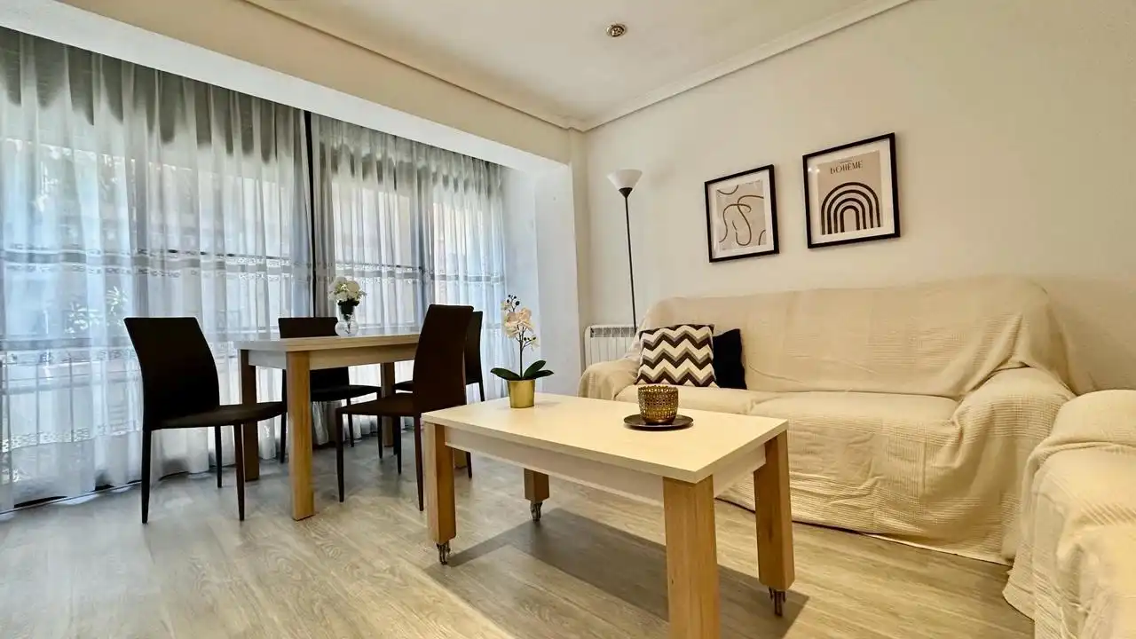 Living room of Flat for rent in Castellón de la Plana / Castelló de la Plana  with Heating, Furnished and Oven