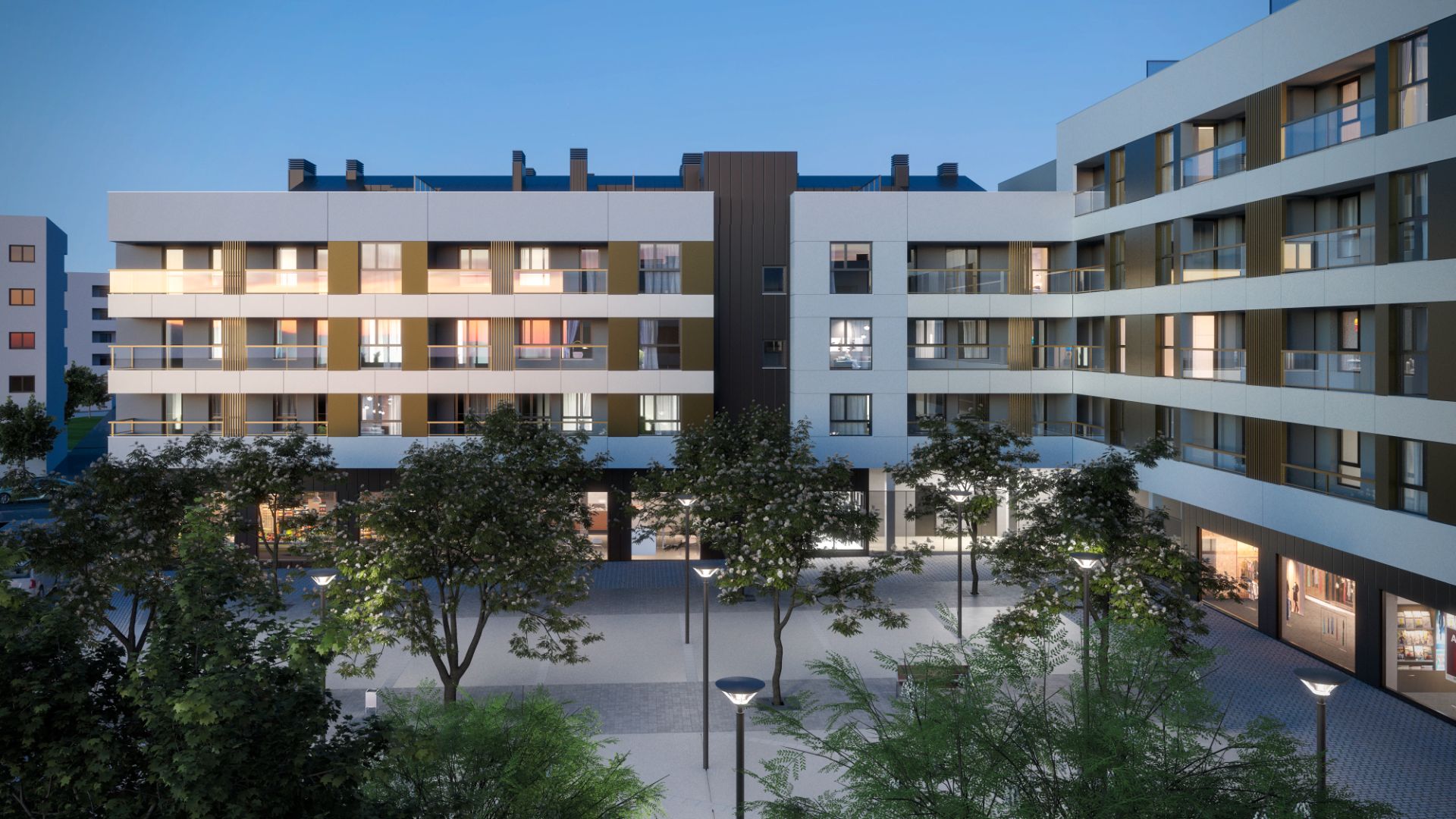 Vista exterior de Pis en venda en  Zaragoza Capital amb Traster i Piscina comunitària