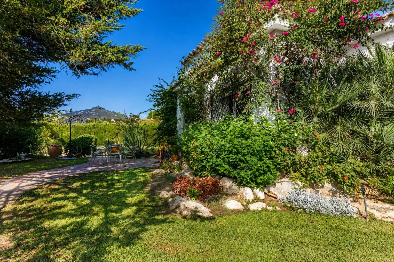 Garden of Houses for rent in L'Eliana  with Air Conditioner, Heating and Swimming Pool
