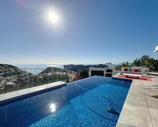 Swimming pool of House or chalet for sale in Benitachell / El Poble Nou de Benitatxell  with Air Conditioner, Heating and Private garden