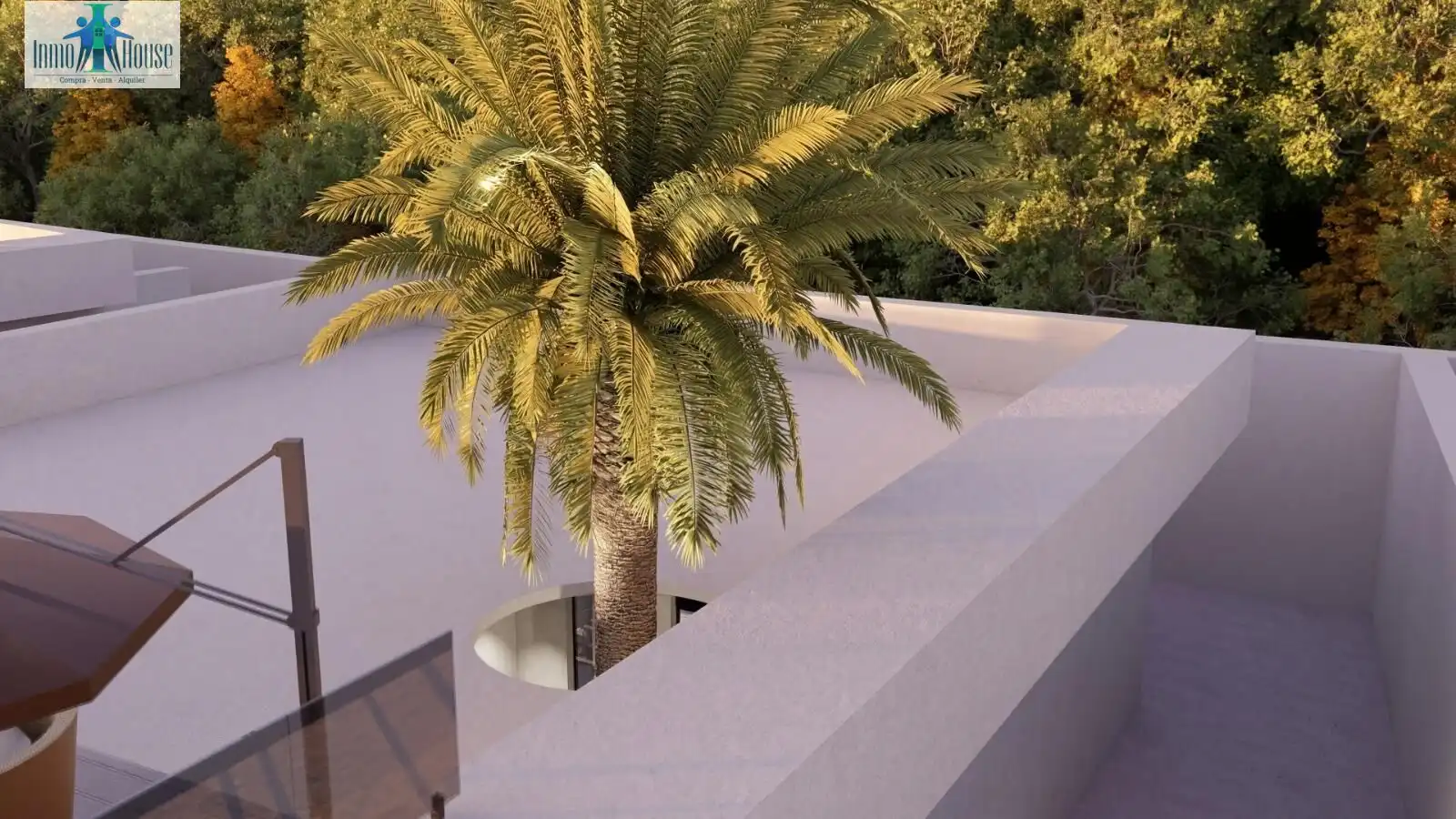 Terraza de Casa o chalet en venta en Chinchilla de Monte-Aragón con Trastero, Piscina y Jacuzzi