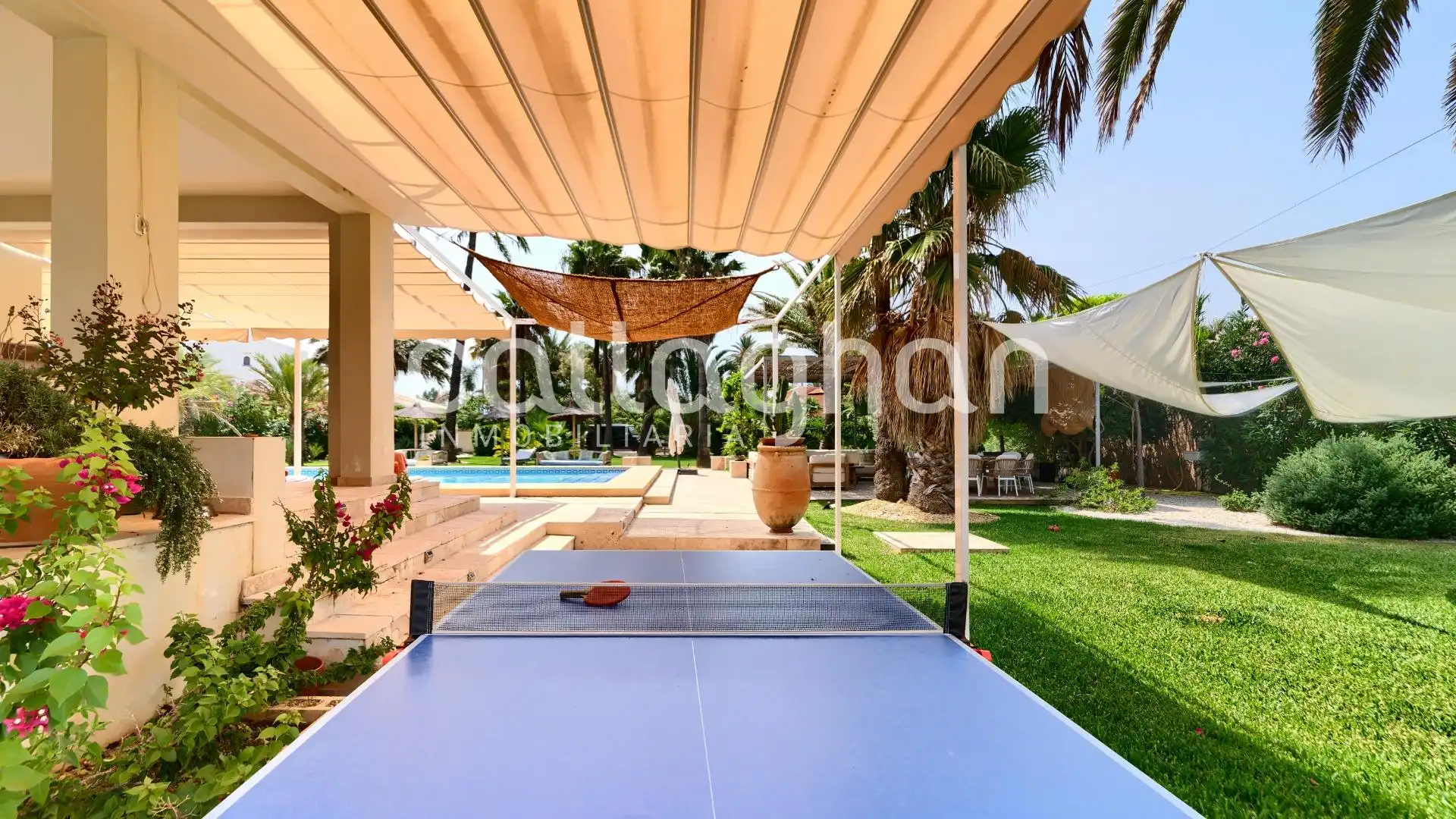 Terrassa de Casa o xalet de lloguer en Dénia amb Aire condicionat, Calefacció i Jardí privat