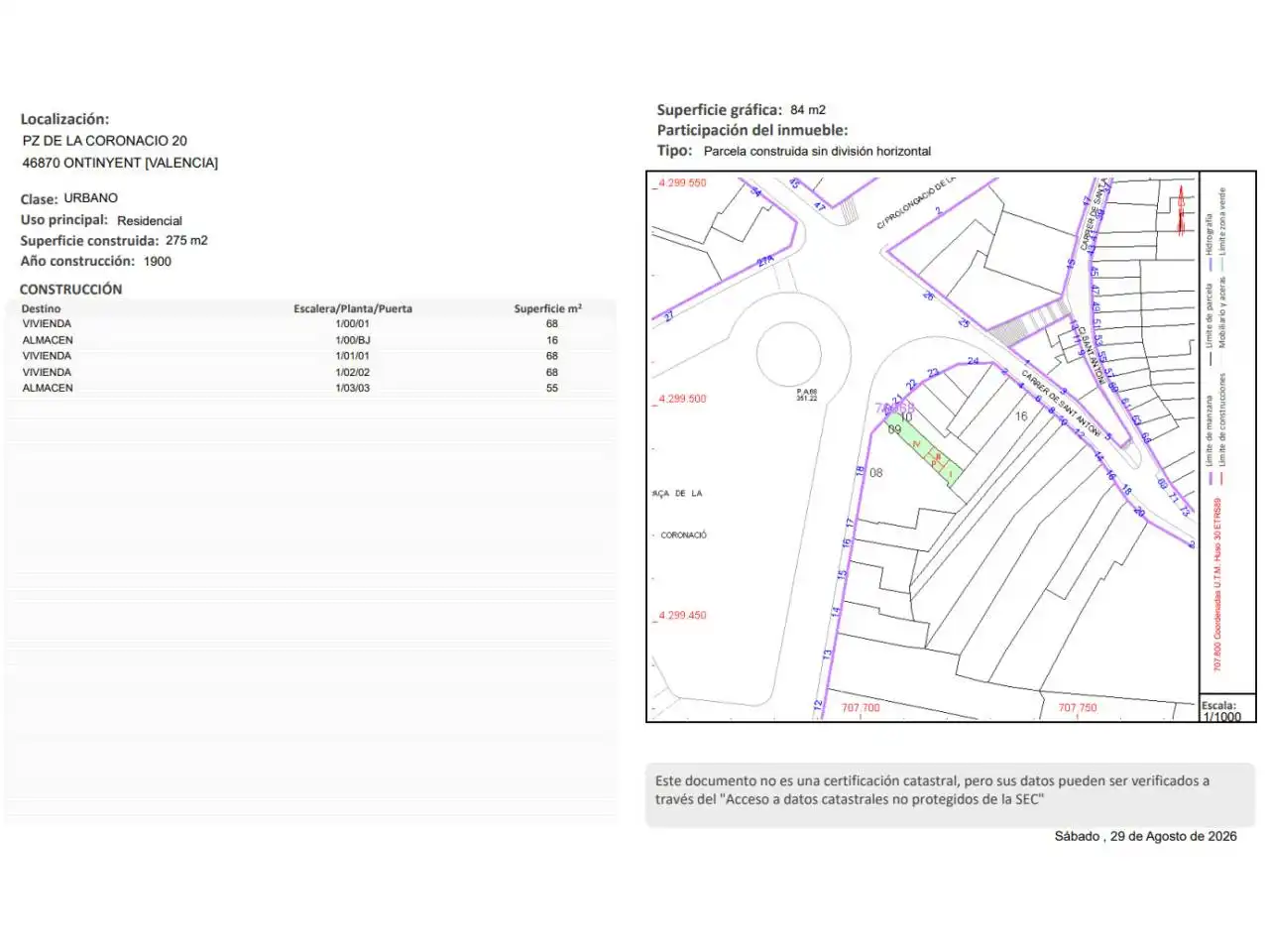Terreny residencial en venda a Plaza Coronació 20, imagen 5