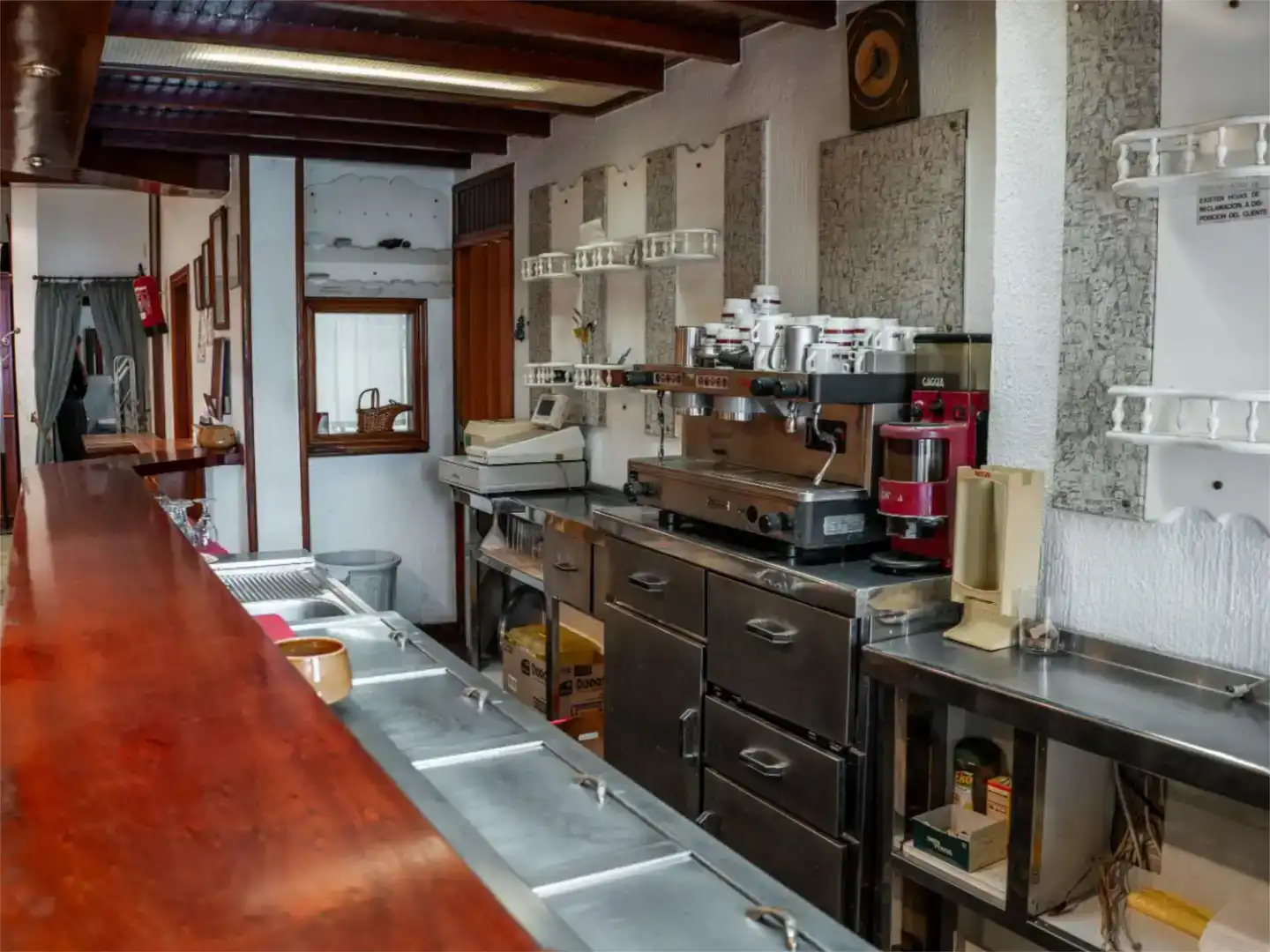 Cocina de Local en venta en Monterroso con Aire acondicionado, Parquet y Amueblado