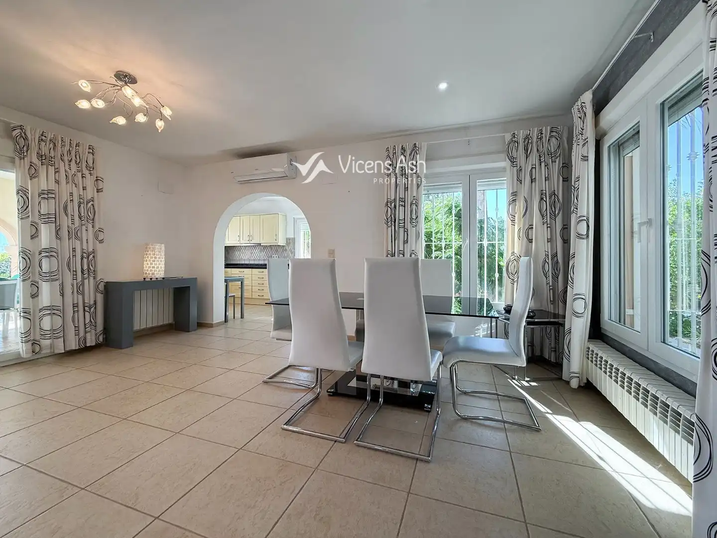 Dining room of Houses for sale in Jávea / Xàbia  with Air Conditioner, Heating and Terrace