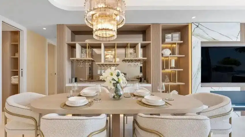 Dining room of Flat for sale in Marbella  with Private garden, Terrace and Swimming Pool
