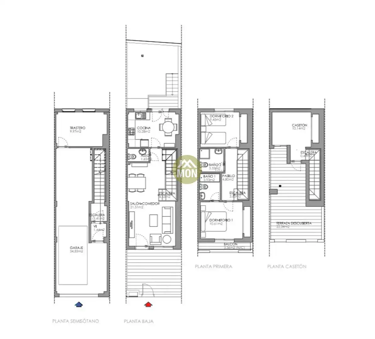 Reihenhaus mit Terrasse zum Verkauf in Playa - Ben Afeli, imagen 64